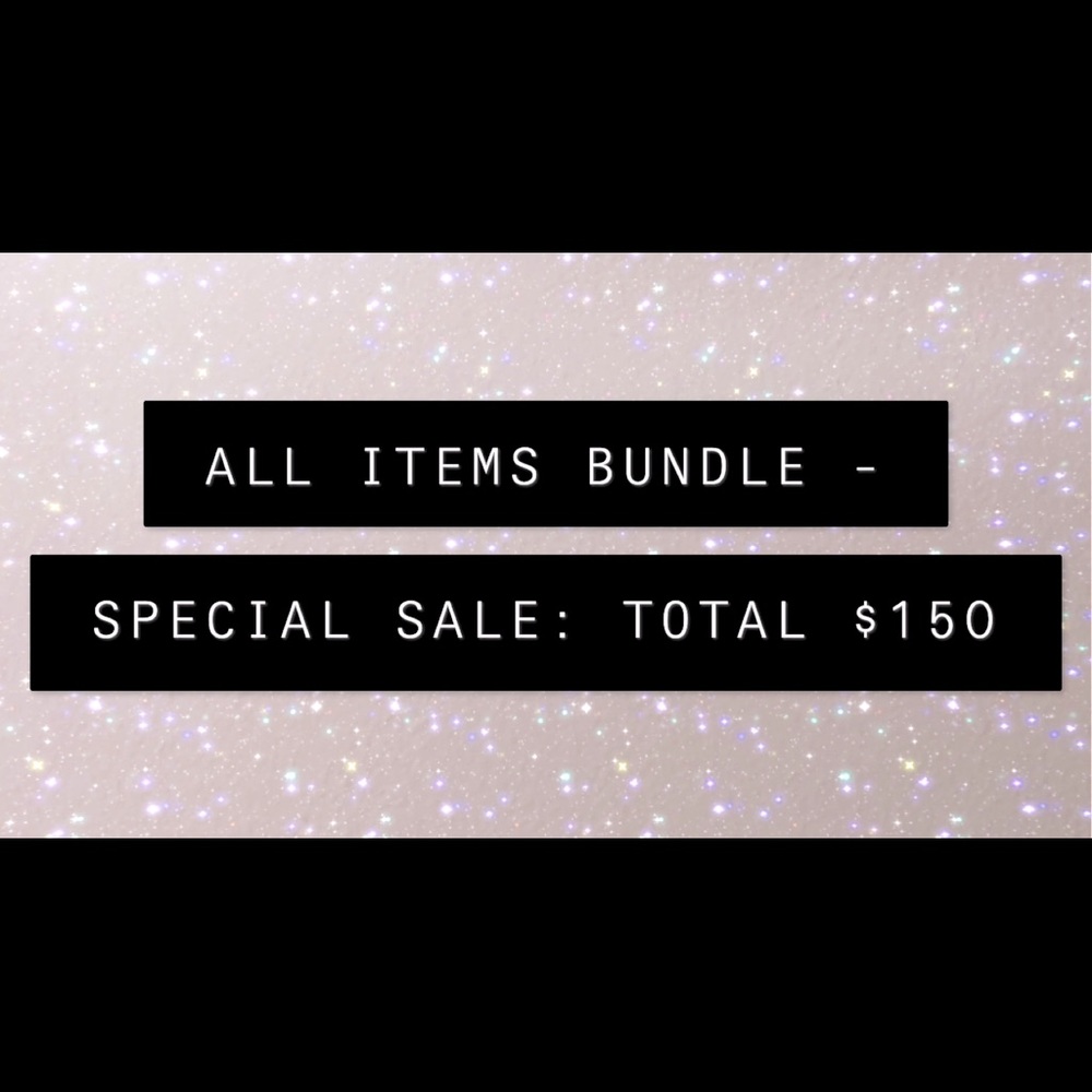 All items special sale!!! Total $150